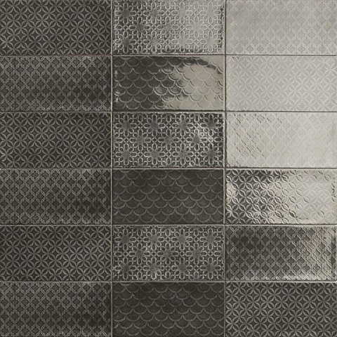 Плитка настенная CAMDEN Decor Nero PT03066 100x200 (Mainzu Ceramica)