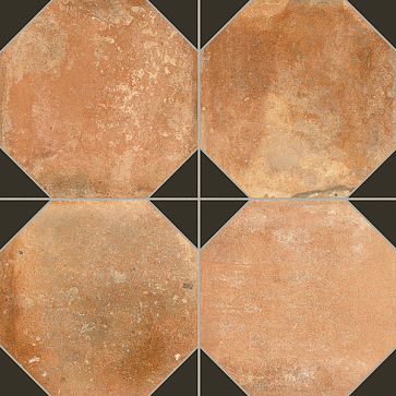 Плитка напольная FS NONNA BLACK DECOR LT 41563 450х450 (Peronda)