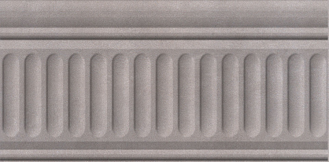 Бордюр Александрия серый структура матовый 9,9х20 19033\3F (Kerama marazzi)
