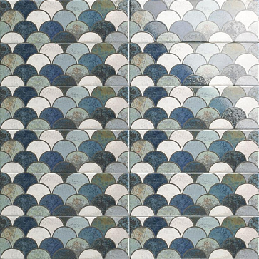 Плитка настенная BELLAGIO Escama Blu PT03240 100x300 (Mainzu Ceramica)