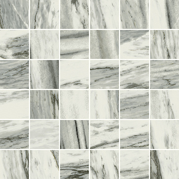 Мозаика Skyfall bianco Mosaico 30x30 Cer Rett (ITALON)