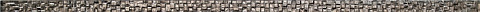 Бордюр COUTURE Bacchetta Damier Platino CU00B2 (Impronta Ceramiche)
