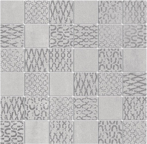 Декор Про Дабл серый светлый мозаичный 300х300 DD201220/MM (Kerama Marazzi)