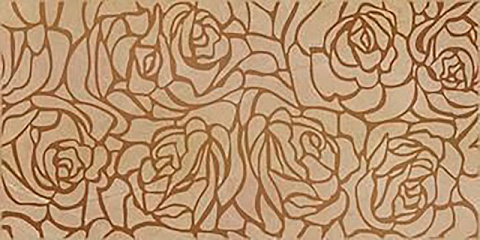Декор Serenity Rosas коричневый 08-03-15-1349 (Ceramica Classic)