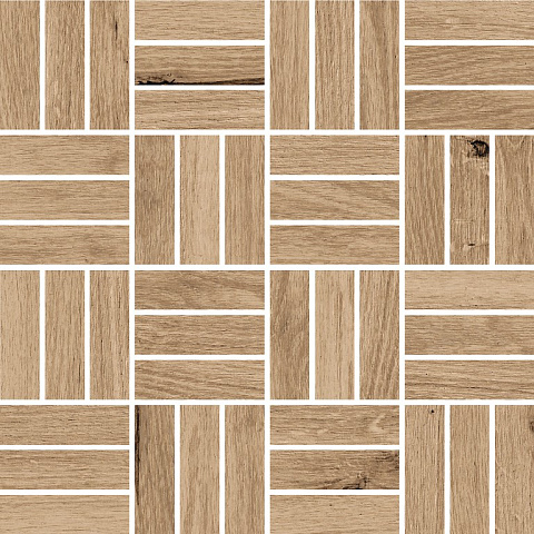Мозаика Woodhouse темно-бежевый WS6O156 (Cersanit)
