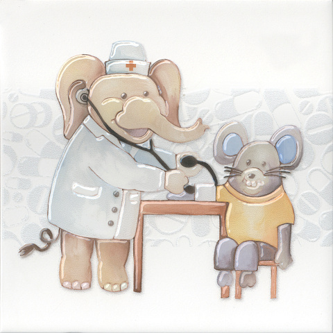 Декор Айболит 3 VT\A503\5009 202х202 (KERAMA MARAZZI)