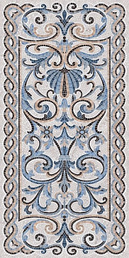 Керамический гранит МОЗАИКА синий декорированный лаппатированный SG590902R (Kerama Marazzi)