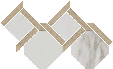 Декор напольный Монте Тиберио наборный матовыйм ID168 495х402 (KERAMA MARAZZI)