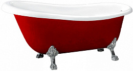 Ванна акриловая овальная BB04-ROS-CRM (BelBagno)