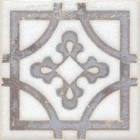 Вставка напольная АМАЛЬФИ орнамент коричневый STG\A406\1266 (KERAMA MARAZZI)