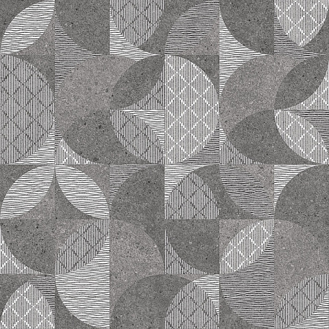 Керамический гранит ФОНДАМЕНТА декорированный темный DL601400R (Kerama Marazzi)