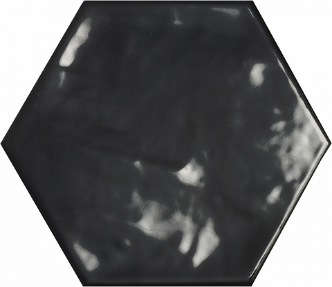 Керамический гранит Chiara negro hex 240x200 (ECOCERAMIC)