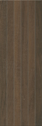 Плитка настенная Семпионе коричневый темный структура обрезной 13096R (Kerama Marazzi)
