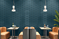 Плитка настенная MONTE BLUE 100x400 (Smile Tile)