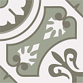 Керамический гранит ЭКЛЕКТИКА Пальмира зеленый 200x200 (Smile Tile)