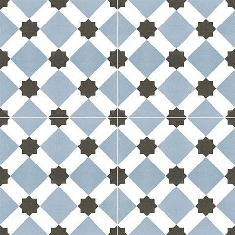 Керамический гранит CHIC Howard Blue 452x452 (NiceKer)