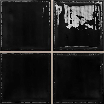 Плитка настенная Noa black 200x200 (DAR Сeramics)
