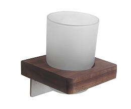 Держатель стакана для ванной матовый хром Forest 10704C (Bronze De Lux)