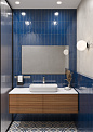 Плитка настенная LIGURIA NAVY 75x300 (Smile Tile)