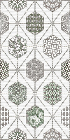 Декор Devore light geometry (AZORI)