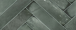 Плитка настенная Талисман Кирпичи Зеленый / Talisman Bricks Green 00-00110171 201x505 (Azori)