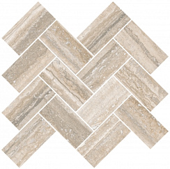 Декор TRAVERTINI Herringbone Brown K945654R (Vitra)