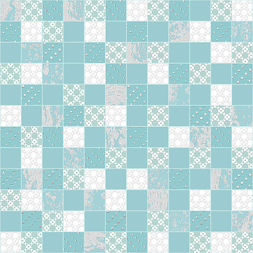 Декор AQUAMARINE Mosaic DW7MSC16 (AltaCera)