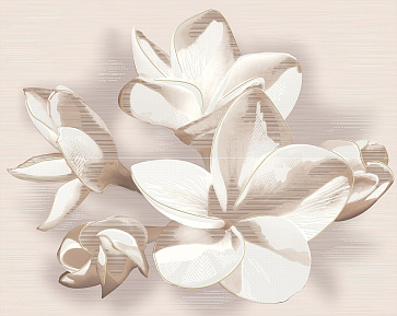 Панно AMATI Plumeria Beige (AZORI)
