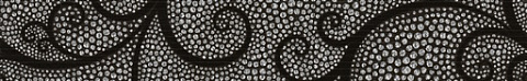 Бордюр CAPRI PEARL Frieze Black (Beryoza Ceramica)