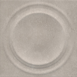 Декор Арль серый матовый структура обрезной KMD2OBE002BR 200x200 (Kerama Marazzi)