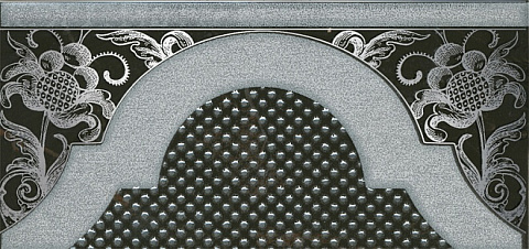 Декор ФРАГОНАР черный 7,4x15 HGD\B266\16072 (Kerama Marazzi)