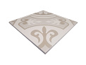 Керамический гранит ЭКЛЕКТИКА Пальмира бежевый 200x200 (Smile Tile)
