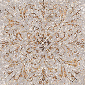 Керамический гранит Терраццо беж декорированный обрезной SG632100R (KERAMA MARAZZI)