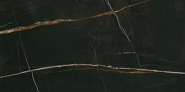 Керамический гранит Lusso Nero / Люссо Неро лаппатированный ID9093b021LLR 600x1200 (IDALGO)