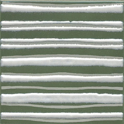 Декор Бахия 3 зелёный глянцевый KMD3STA023GN 98x98 (KERAMA MARAZZI)