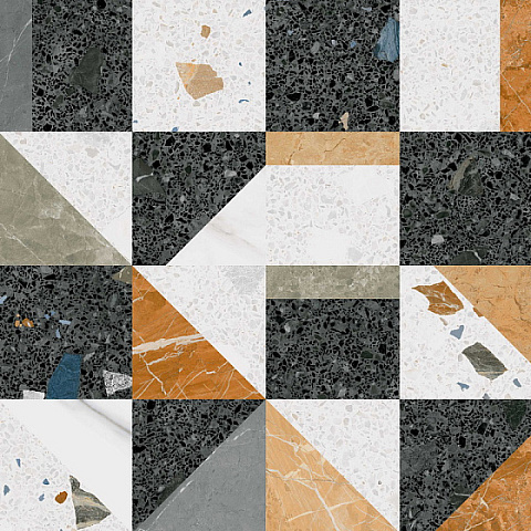 Керамический гранит Stracciatella Stellato-r Multicolor 80x80 (Arcana)