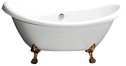 Ванна акриловая овальная BB05-BRN (BelBagno)