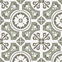 Керамический гранит ЭКЛЕКТИКА Пальмира зеленый 200x200 (Smile Tile)