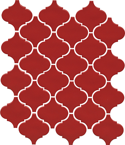 Плитка настенная Авейру мозаичный красный глянцевый 26х30 65013 (Kerama Marazzi)