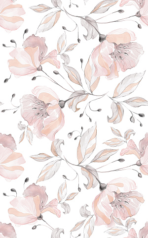Декор Poluna poppy 25х40 (Creto)