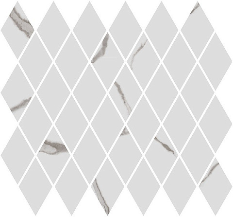 Декор Монте Тиберио мозаичный белый глянцевый T054\48022 375x350 (KERAMA MARAZZI)