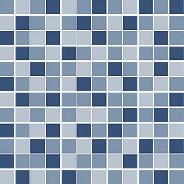 Мозаика в листах Темари мозаичный микс синий матовый KMD2MSM008MN 298x298 (KERAMA MARAZZI)
