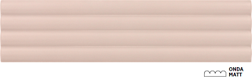 Плитка настенная COSTA NOVA ONDA Pink Stony Matt 50x200 28531 (Equipe)