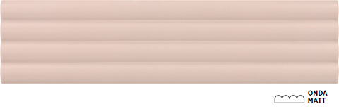 Плитка настенная COSTA NOVA ONDA Pink Stony Matt 50x200 28531 (Equipe)