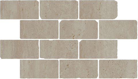 Бордюр САН-МАРКО мозаичный бежевый матовый обрезной BR034 465x265 (KERAMA MARAZZI)