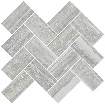 Декор TRAVERTINI Herringbone Grey K945652R (Vitra)