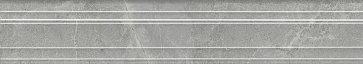 Бордюр Багет Риальто дымчатый глянцевый обрезной BLF021R 73x400 (Kerama Marazzi)