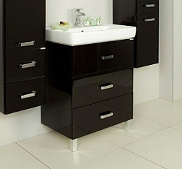 Тумба АМЕРИНА 70 М черный 1A169001AM950 (АКВАТОН)