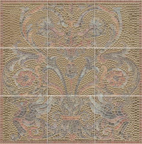 Панно Виченца золото HGD\B99\9x\17000 (Kerama Marazzi)