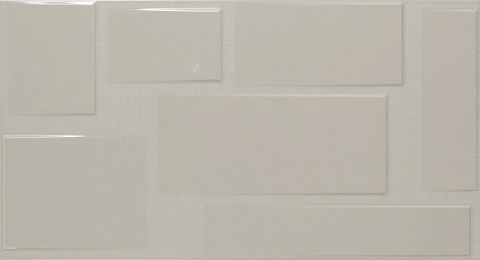 Плитка настенная BLOCKS Rev. Relieve Gris (Fanal)